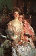 John Singer Sargent Mrs Fiske Warren her Daughter Rachel oil